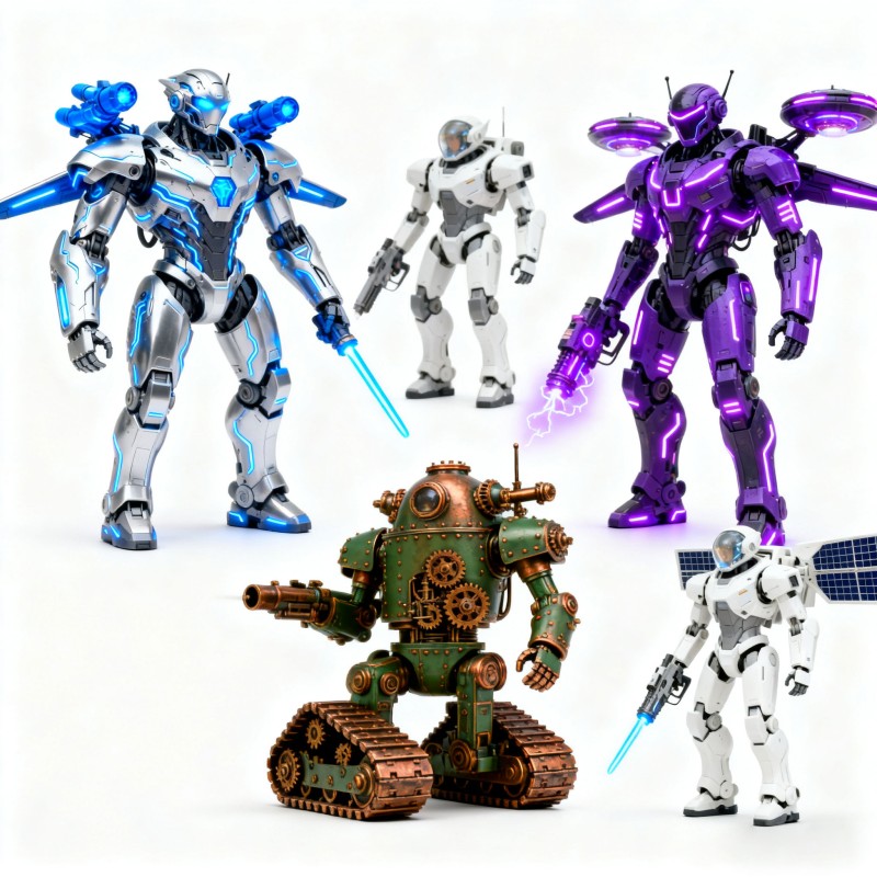 拼裝精密高達機甲玩具定制