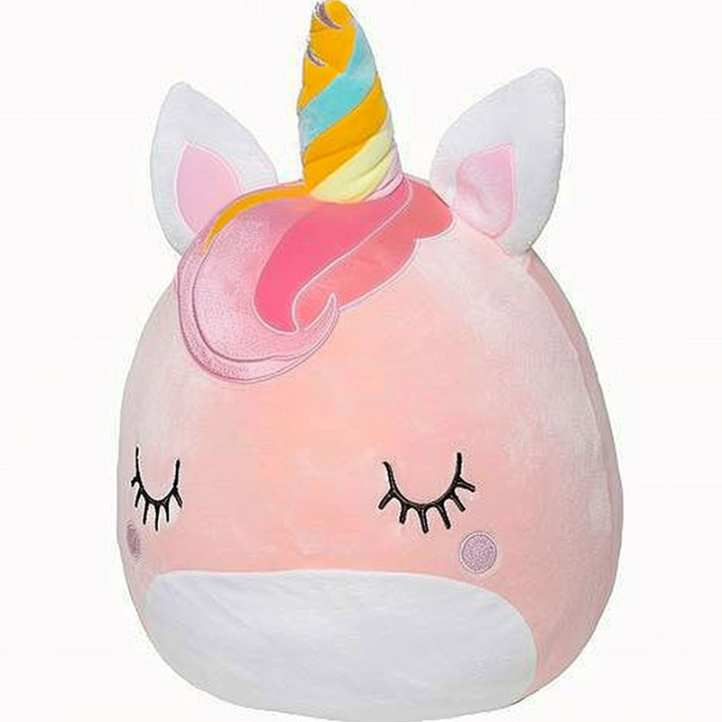 【年度玩具】創(chuàng)意獨(dú)角獸毛絨玩偶彩色小馬生日禮物午休睡覺抱枕