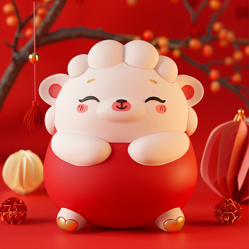 【十二生肖】慢回彈胖小羊捏捏樂減壓玩具可愛創(chuàng)意硅膠塑料玩具