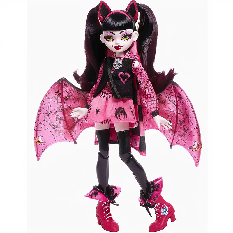 外貿(mào)熱銷精靈女孩高中娃娃長(zhǎng)發(fā)過家家玩具換衣服鞋子動(dòng)漫周邊公仔