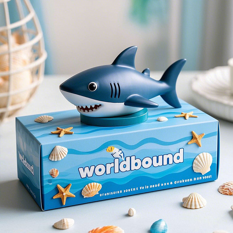 定制鯊魚玩具塑膠會發(fā)聲會動玩具兩三歲兒童洗澡陪伴安撫玩具